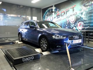 Maatwerk Chiptuning Audi A4 2.0  TDI 136 pk en 320 nm stage 1 186 pk en 415 nm