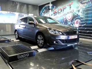 Maatwerk Chiptuning Peugeot 308 1.6 HDI 90 pk 2013